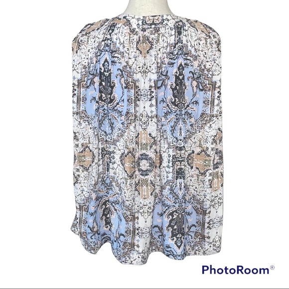 Free People Mosaic Print Swing Tank Top Blouse - Picture 5 of 8